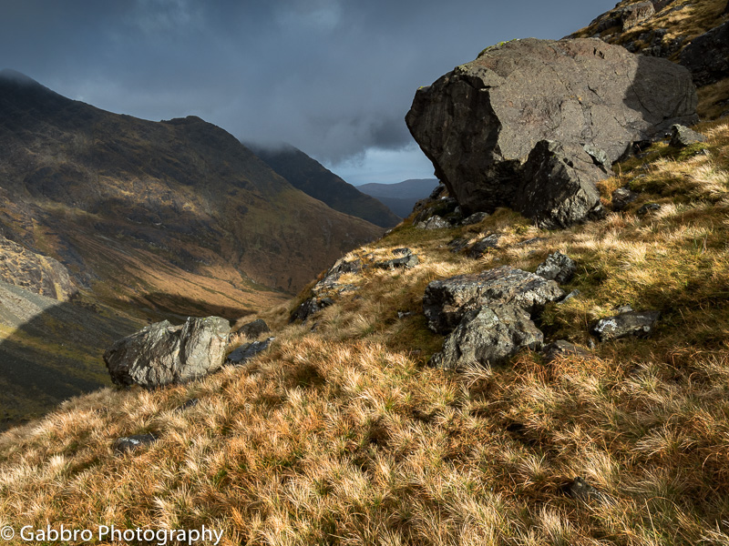 On the slopes of An Stac, Isle of Skye